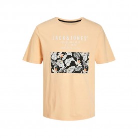 тениска,мъжки,тениски,jack,&,jones,chill,shape,short,sleeve,t,shirt,apricot,ice,(orange)