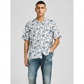риза,с,къс,ръкав,мъжки,ризи,jack,&,jones,flowerpower,resort,short,sleeve,shirt,white