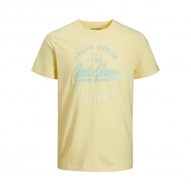 тениска,мъжки,тениски,jack,&,jones,fresh,short,sleeve,t,shirt,yellow,(mellow,yellow)
