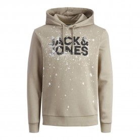 суичър,мъжки,пуловери,jack,&,jones,new,splash,hoodie,beige