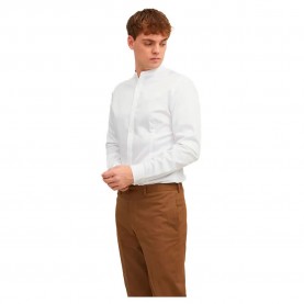 риза,с,дълъг,ръкав,мъжки,ризи,jack,&,jones,parma,band,long,sleeve,shirt,white