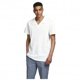 мъжки,блузи,с,яка,jack,&,jones,retro,resort,solid,short,sleeve,polo,white