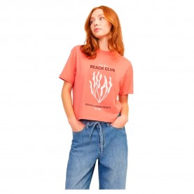тениска,дамски,тениски,jack,&,jones,sally,regular,jjxx,short,sleeve,t,shirt,peach,echo,(orange)