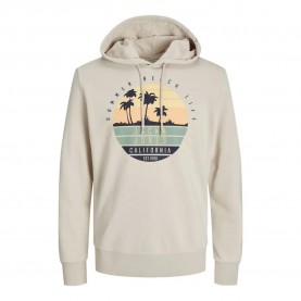 суичър,мъжки,пуловери,jack,&,jones,summer,vibe,hoodie,beige