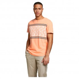 тениска,мъжки,тениски,jack,&,jones,sunnys,short,sleeve,t,shirt,orange,(shell,coral)