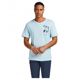 тениска,мъжки,тениски,jack,&,jones,tropicana,pocket,short,sleeve,t,shirt,angel,falls,(blue)