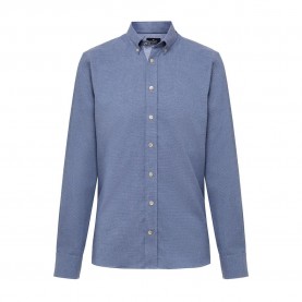 риза,с,дълъг,ръкав,мъжки,ризи,hackett,textured,flannel,long,sleeve,shirt,blue