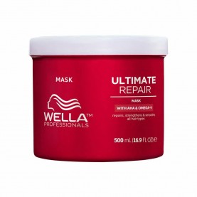 хигиена,коса,wella,professionals,ultimate,repair,hair,mask,500ml,clear,(white)