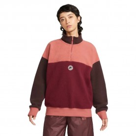блуза,дамски,блузи,nike,dz4612,half,zip,sweatshirt,pink