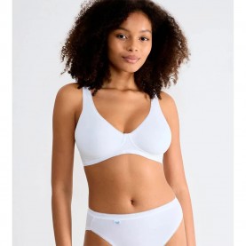 дамско,бельо,дамски,бикини,и,танкини,sloggi,basic+,soft,bra,white,(white)