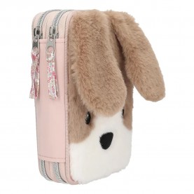 канцеларски,принадлежности,princess,mimi,double,milo,(413127),pencil,case,pink,(multicolor)