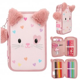 канцеларски,принадлежности,princess,mimi,kitty,love,(0412803),pencil,case,pink,(pink)