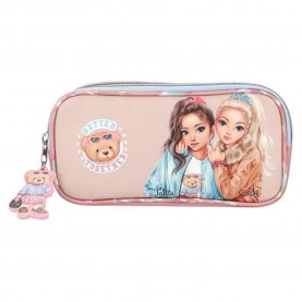 канцеларски,принадлежности,topmodel,team,teddy,(0413011),pencil,case,pink,(multicolor)