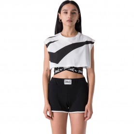 тениска,дамски,тениски,everlast,crop,top,sleeveless,t,shirt,white,(white)