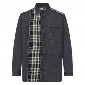 риза,с,дълъг,ръкав,мъжки,ризи,diesel,finly,long,sleeve,shirt,grey