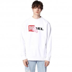 блуза,мъжки,пуловери,diesel,samy,sweatshirt,white