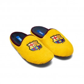 пантофи,дамски,пантофи,marpen,fc,barcelona,slippers,yellow