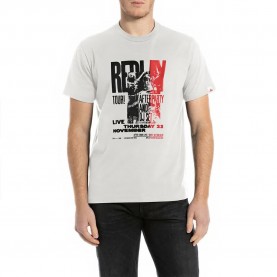 тениска,мъжки,тениски,replay,m3211,.000.2660,t,shirt,natural,white,(white)