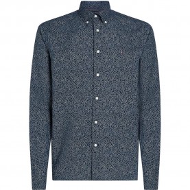 риза,с,дълъг,ръкав,мъжки,ризи,tommy,hilfiger,flex,poplin,liner,floral,rf,long,sleeve,shirt,blue