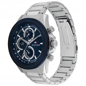 часовник,часовници,tommy,hilfiger,clark,46,mm,watch,blue,(silver)