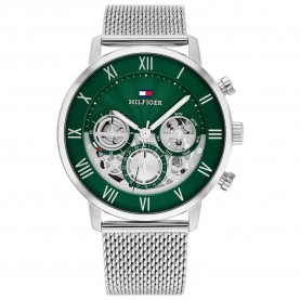 часовник,часовници,tommy,hilfiger,legend,44,mm,watch,silver,(green)