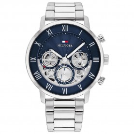 часовник,часовници,tommy,hilfiger,legend,44,mm,watch,navy,blue,(silver)