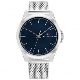 часовник,часовници,tommy,hilfiger,norris,42,mm,watch,silver,(blue)