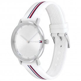 Часовник Tommy hilfiger Pippa Le 34 mm woman watch - White (White Silver / White Silicone Tricolor Stripes) часовник,часовници,tommy,hilfiger,pippa,le,34,mm,woman,watch,white,(white,silver,white,silicone,tricolor,stripes)
