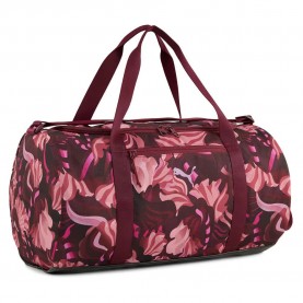 сак,сакове,puma,at,ess,floral,ribbon,duffle,bag,ruby,shimmer,(pink)