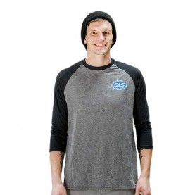 Тениска S+s cycle Vintage Tour 3/4 sleeve T-shirt - Grey (Black / Grey) тениска,мъжки,тениски,дамски,тениски,s+s,cycle,vintage,tour,3,4,sleeve,t,shirt,grey,(black,grey)