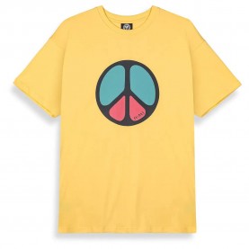 тениска,мъжки,тениски,grimey,peace,within,the,no,justice,short,sleeve,t,shirt,yellow,(yellow)