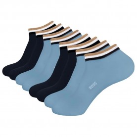 чорапи,мъжки,чорапи,boss,as,uni,stripe,cc,10249325,01,socks,2,pairs,light,pastel,blue,(blue,black)