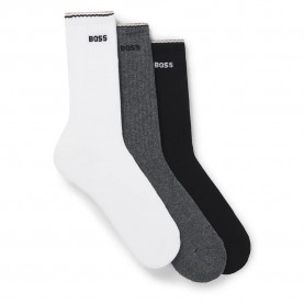 чорапи,мъжки,чорапи,boss,rib,stripe,socks,3,pairs,multicolor,(open,miscellaneous)