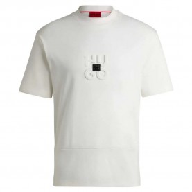 тениска,мъжки,тениски,hugo,debostac,short,sleeve,t,shirt,white,(natural)
