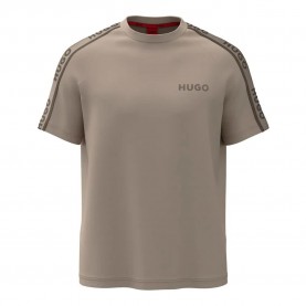 тениска,мъжки,тениски,hugo,liam,10271461,01,short,sleeve,t,shirt,beige,(light,beige)