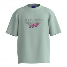 тениска,мъжки,тениски,hugo,nassome,blue,short,sleeve,t,shirt,light,pastel,green