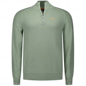 блуза,мъжки,пуловери,nza,new,zealand,quinn,half,zip,sweater,classic,army,(green)