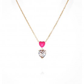 бижутерия,chiara,ferragni,j19awd01,necklace,pink,(golden)