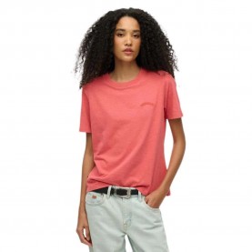 тениска,мъжки,тениски,дамски,тениски,superdry,essential,logo,short,sleeve,t,shirt,pink,(holly,berry,red)