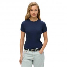 тениска,дамски,тениски,superdry,essential,logo,short,sleeve,t,shirt,richest,navy,(blue)