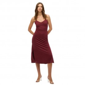 Рокля Superdry Studios sleeveless dress - Brown (Port Brown) рокля,дамски,поли,и,рокли,superdry,studios,sleeveless,dress,brown,(port,brown)