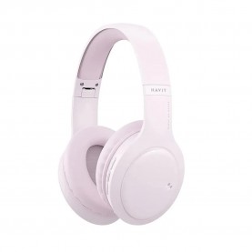 слушалки,слушалки,havit,h633bt,wireless,earphones,pink