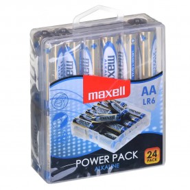 батерии,maxell,lr6,alkaline,battery,24,units,clear,(grey)