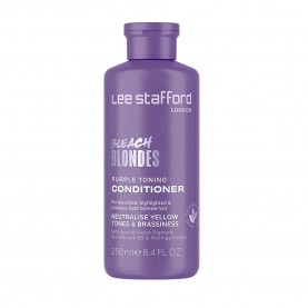 хигиена,коса,lee,stafford,bleach,blondes,purple,toning,hair,conditioner,250ml,white,(purple)