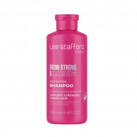 хигиена,коса,lee,stafford,grow,strong,&,long,activation,shampoo,250ml,pink,(white)