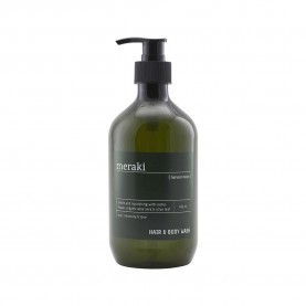 хигиена,коса,meraki,harvest,moon,hair,&,body,wash,(309770101),shampoo,490ml,clear,(white)