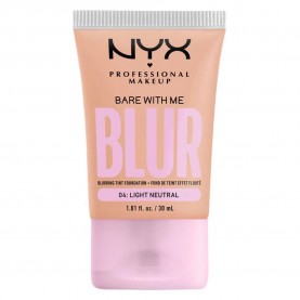 ексфолианти,nyx,professional,makeup,bare,with,me,blur,tint,04,light,neutral,foundation,brown
