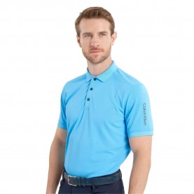 Calvin klein golf Club short sleeve polo - Blue (Aquarius) дамски,блузи,с,яка,мъжки,блузи,с,яка,calvin,klein,golf,club,short,sleeve,polo,blue,(aquarius)