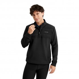 блуза,мъжки,пуловери,calvin,klein,golf,houston,hybrid,half,zip,sweatshirt,black