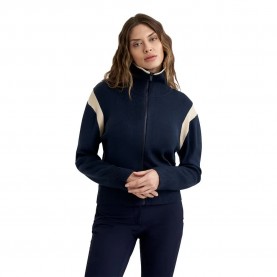 блуза,дамски,блузи,calvin,klein,golf,rivera,knit,full,zip,sweatshirt,blue,(navy)